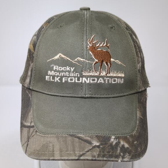 Rocky Mountain Elk Foundation Slideback Baseball Cap Multi One Size Embroidered - Picture 2 of 10